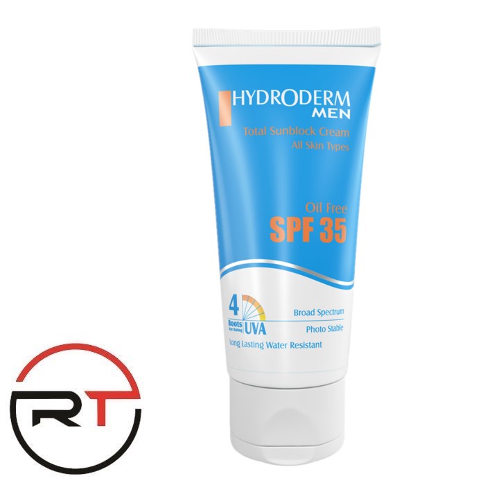 قیمت و خرید ضد آفتاب آقایان SPF35 فاقد چربی هیدرودرم