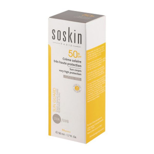 ساسکین کرم ضد آفتاب SPF50 بی رنگ (فلوئید) - Image 2