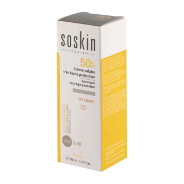 ساسکین کرم ضد آفتاب SPF50 رنگی 01 - Image 2